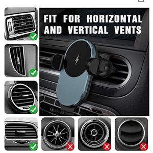 Car Phone holder with Wireless charging